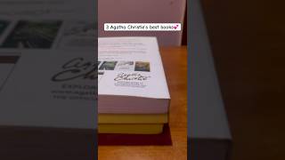 Top 3 agatha christie’s books that you must read thriller mystery booktube bookreview shorts [upl. by Flora251]