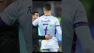 Messi and Ronaldo Friendship Beyond the Pitch 🤝messi ronaldo football [upl. by Peckham]