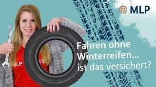 Ist das versichert  Ohne Winterreifen unterwegs [upl. by Rodman]