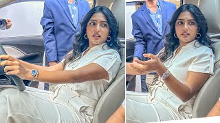 Eesha Rebba latest Video at Maruti Suzuki Dzire New Car  Eesha Rebba  Hi Celebrity [upl. by Aryam]