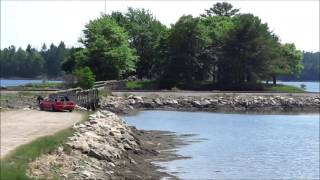 Wiscasset Maine  Sheepscot River amp cove from Fore Street [upl. by Jaenicke]