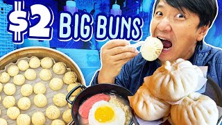 2 BIG BUNS Chinatown CHEAP EATS amp HIDDEN GEMS in New York [upl. by Iht]