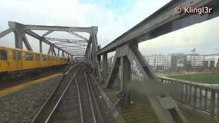 Führerstandsmitfahrt UBahn Berlin U1 Cab ride Warschauer Straße  Uhlandstraße 1080p60 [upl. by Grizelda648]