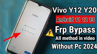 vivo y20 frp bypass  y20 frp bypass  vivo y20 frp bypass 2024  vivo y20 frp [upl. by Dianthe]