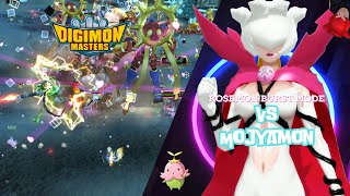 Digimon Masters Online NADMO Rosemon Burst Mode 🤍 VS Mojyamon Raid Event [upl. by Onairotciv]