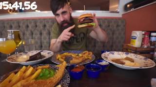 THE WETHERSPOONS 10000 CALORIE CHEAT MEAL CHALLENGE  BeardMeatsFood [upl. by Htieh434]