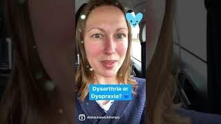 Is it dyspraxia or dysarthria 💙 speech speechtherapy speechsounds [upl. by Moya]