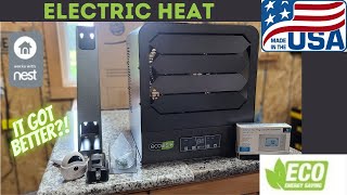 The best electric heater got better King Electric ECO2S comparison to ECO2S Ecobee and Nest USA [upl. by Sirrap518]