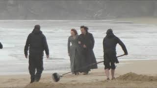 POLDARK SERIES 4 SET PICS AND VIDEOS [upl. by Alphonse89]