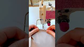 Top stitching a pillow closed sewingprojects sewingmadeeasy ￼ [upl. by Dimo]