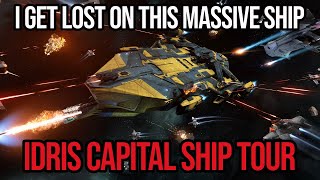 Star Citizen  We FINALLY Tour The MASSIVE Idris Frigate Capital Ship [upl. by Domella]