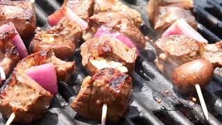 Beef Kabobs Recipe Video [upl. by Acillegna]