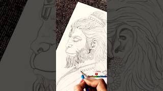 Hanuman Special Drawing🛕  Hanuman Ji Painting💖 shorts drawing painting hanuman hanumanjistatus [upl. by Risan]