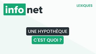 Une hypothèque cest quoi  définition aide lexique tuto explication [upl. by Demitria]