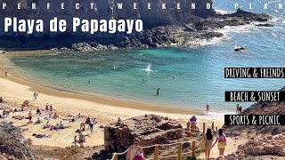 What you see at Playa de Papagayo Beach Lanzarote 4K [upl. by Aicitel]