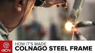 How A Colnago Steel Frame Is Made [upl. by Novelc922]