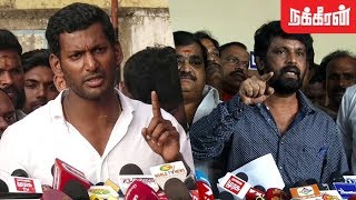 பாக்கதான போறீங்க Vishals reply to Cheran  RK Nagar ByElection  Vishal political Entry [upl. by Pontone162]