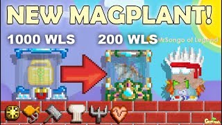 GrowTopia  NEW MAGPLANT200WLS  NEW TOKEN ROLE UPOMG [upl. by Ruyam]