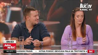 Uroš Živković Višnja je sigurna u uspeh naše pesme  Jutro na Blic  BLIC TV [upl. by Hannavahs]