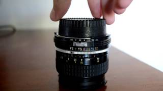 Nikon 24mm f28 AI  Lens Review for Video [upl. by Ayk]