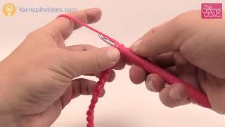 7  How to Make Single Crochet Learn to Crochet Workshop [upl. by Namar]