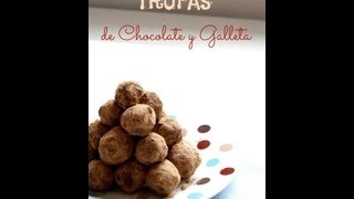 Trufas de chocolate  Recetas de Navidad [upl. by Kezer]