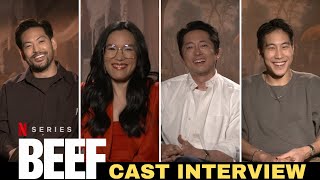 Beef Netflix Cast Interview [upl. by Paige]