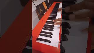 Crooked Smile  J Cole Piano viral fyp casio [upl. by Lust]