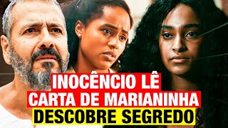 RENASCER  ZÉ INOCÊNCIO LÊ A CARTA DE MARIANINHA E DESCOBRE SEGREDO DA FAMÍLIA DE MARIA SANTA [upl. by Nhojleahcim]