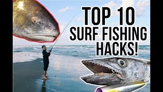 BEST Top 10 Surf Fishing Tips Catch More Fish From The Surf [upl. by Casia]