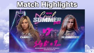 Zeda Zhang vs Masha Slamovich at West Coast Pro Wrestling  Match Highlights [upl. by Comstock]