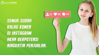 RAJAKOMEN  Strategi marketing online  Instagram Comment [upl. by Nnairahs]