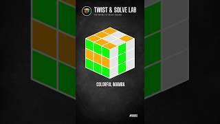 3x3x3 Colorful Mamba Magic Cube Pattern [upl. by Horodko]