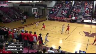 Wayzata vs Centennial Section 5AAAA Girls Basketball [upl. by Anaihs671]