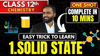 1 SOLID STATE  EASY TRICK TO LEARNCOMPLETE CHAPTER IN 10 MINSPRADEEP GIRI SIR [upl. by Harold]