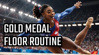 Simone Biles SHOCKS the World in Paris 2024 Olympics Floor Routine [upl. by Aleina]