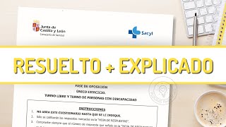 Examen TCAE SACYL 2024 Resuelto con Respuestas Explicadas  Prepárate para la Oposición [upl. by Anaig]