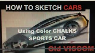 How to RENDER a Car using Pastels by Luciano Bove [upl. by Boar]