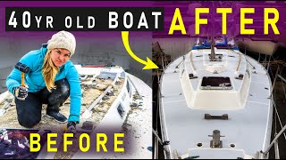 OLD BOAT MADE NEW  Sailing Florence Refit Ep178 [upl. by Ecertal]