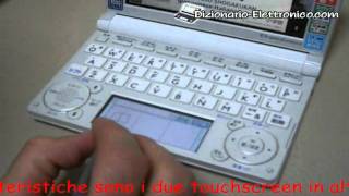 Dizionario elettronico per giapponese italiano Casio B7400 [upl. by Eilyac]