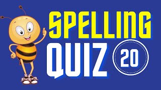 Spelling Quiz 20 Spelling Bee Test Vocabulary Test Hard Words [upl. by Pontone604]