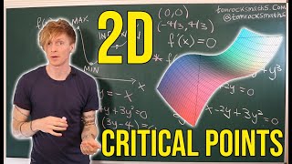 Oxford Calculus Finding Critical Points for Functions of Two Variables [upl. by Ringo]