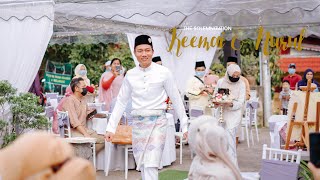 The Solemnization of Keemai amp Nurul  Malay Garden Wedding [upl. by Aicen]