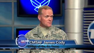 Air Force Report Chief Chat  The CMSAF answered questions from Airmen [upl. by Amaty]