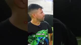 A este guardaespaldas no le importó quedar bien con el Kun Aguero [upl. by Blayze]