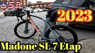 2023 Trek Madone SL 7 Disc eTap unboxing My new road bike [upl. by Staci]