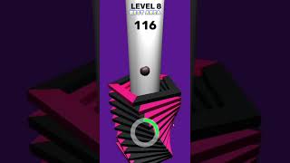 CRAZY BALL FALL 3D LEVEL 8 crazyball games gaming hypercasualgames fungames roblox helixjump [upl. by Chen]