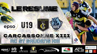 U19 ELITE CARCASSONNE V RC ST GAUDENS [upl. by Aundrea25]