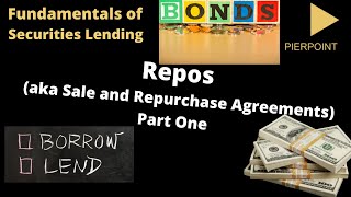 An Overview of the Repo Market aka Sale and Repurchase Agreements [upl. by Annairb]