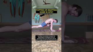 Movements to help “hip snapping syndrome” yogatip yogatips hipsnappingsyndrome hippopping [upl. by Ierbua]